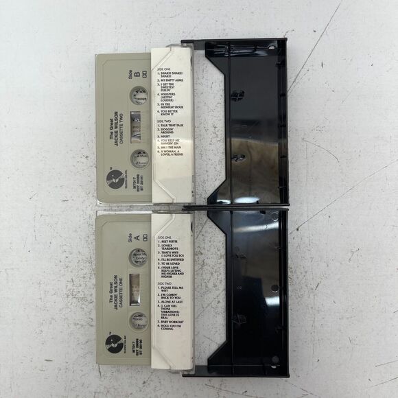 The Great Jackie Wilson-1989 Two Cassette Lot Teledisc USA MTD 17 Funk Blues - Picture 8 of 9